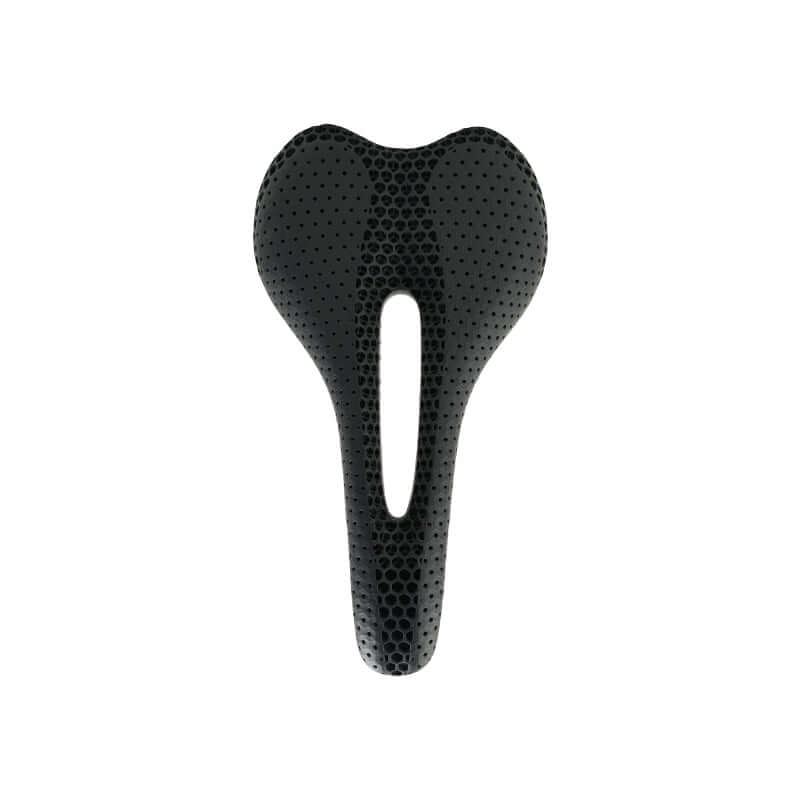 Samassi Titanium 3D-Printed Bike Saddle: Unleash Unmatched Comfort & Performance - TR8 bike seat from above.