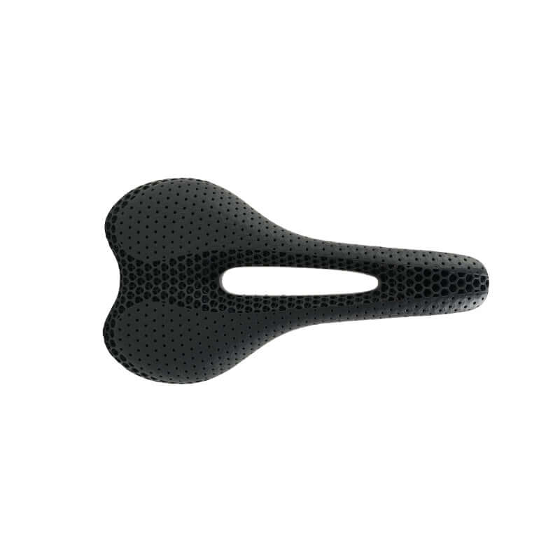 Samassi Titanium 3D-Printed Bike Saddle: Unleash Unmatched Comfort & Performance - TR8 top view showing lightweight design.