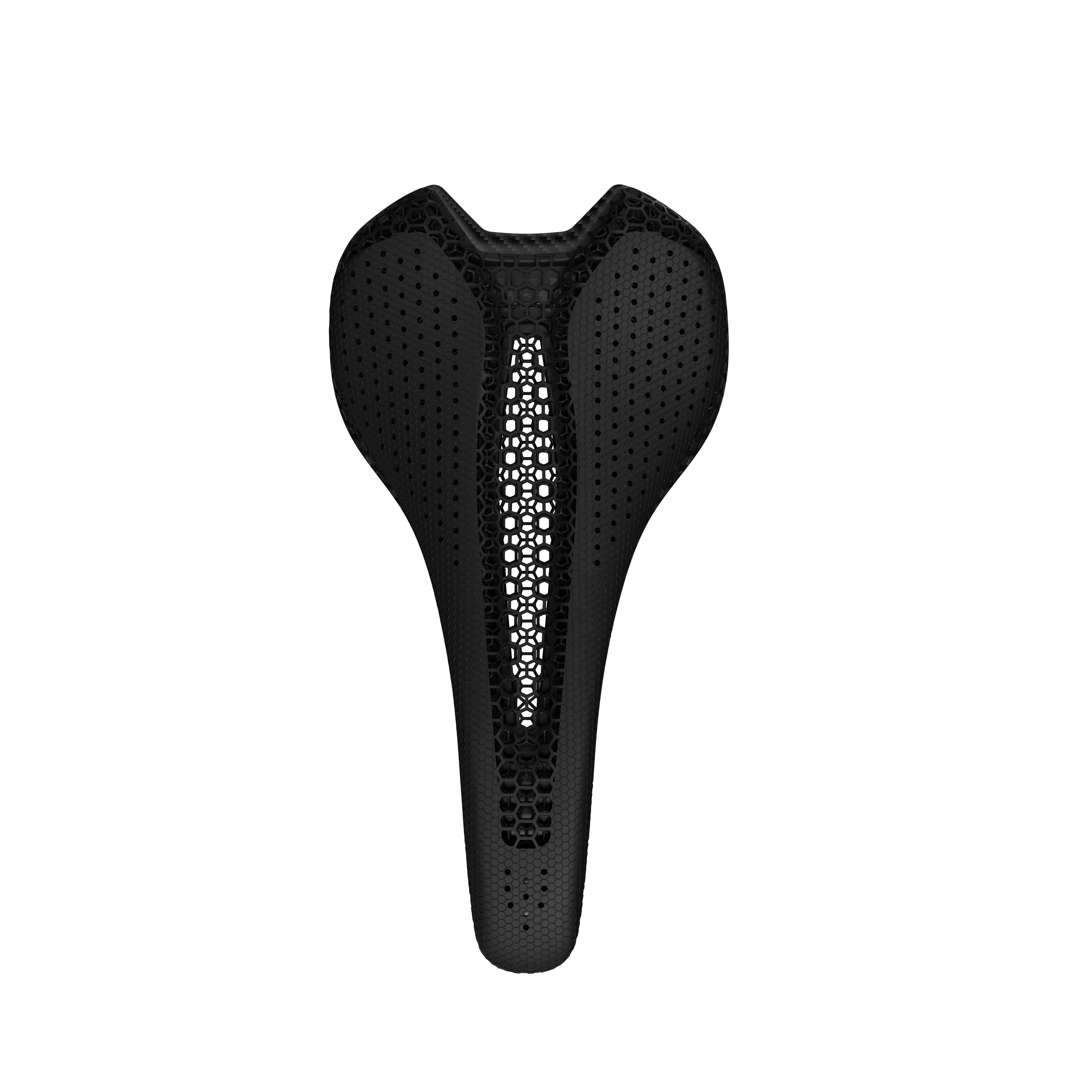 R5 3D Printed Bike Saddle featuring advanced carbon fiber construction and nano PU printing technology.