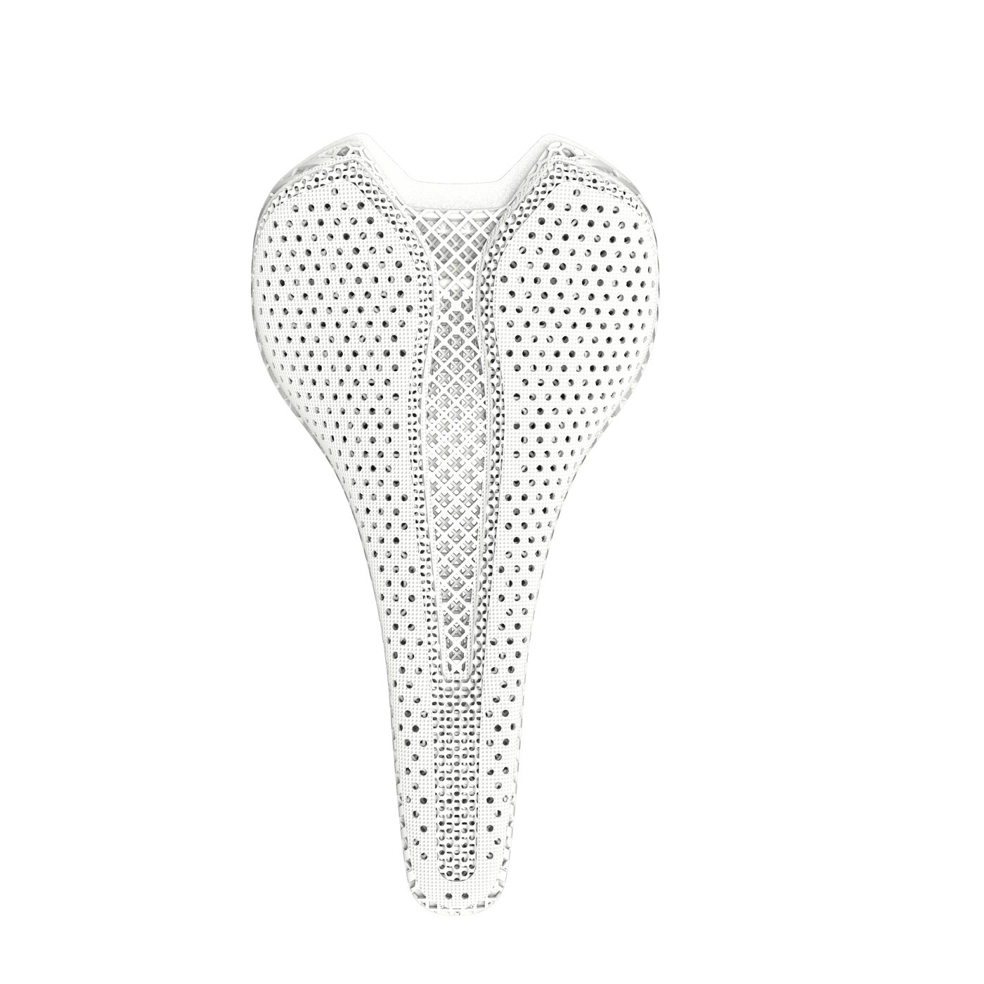 Bike Saddle - Samassi 3D Printed Saddle R5 (White) Bike Saddle - Samassi 3D Printed Saddle R5 (White)