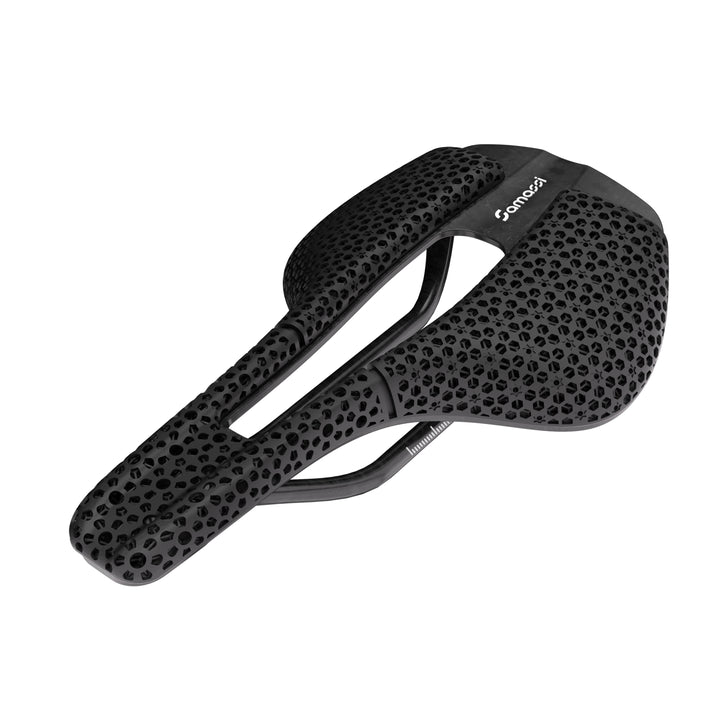 Samassi Black 3d Printed Saddle Road Bicycle Seats - R2