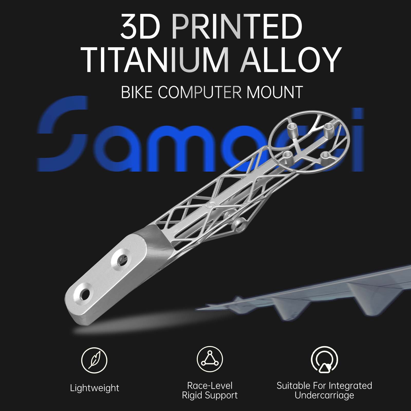 Samassi 3D Titanium Scott Foil RC Integrated Handlebar Bike Mount, Lightweight Precision for Your Ultimate Aero Ride