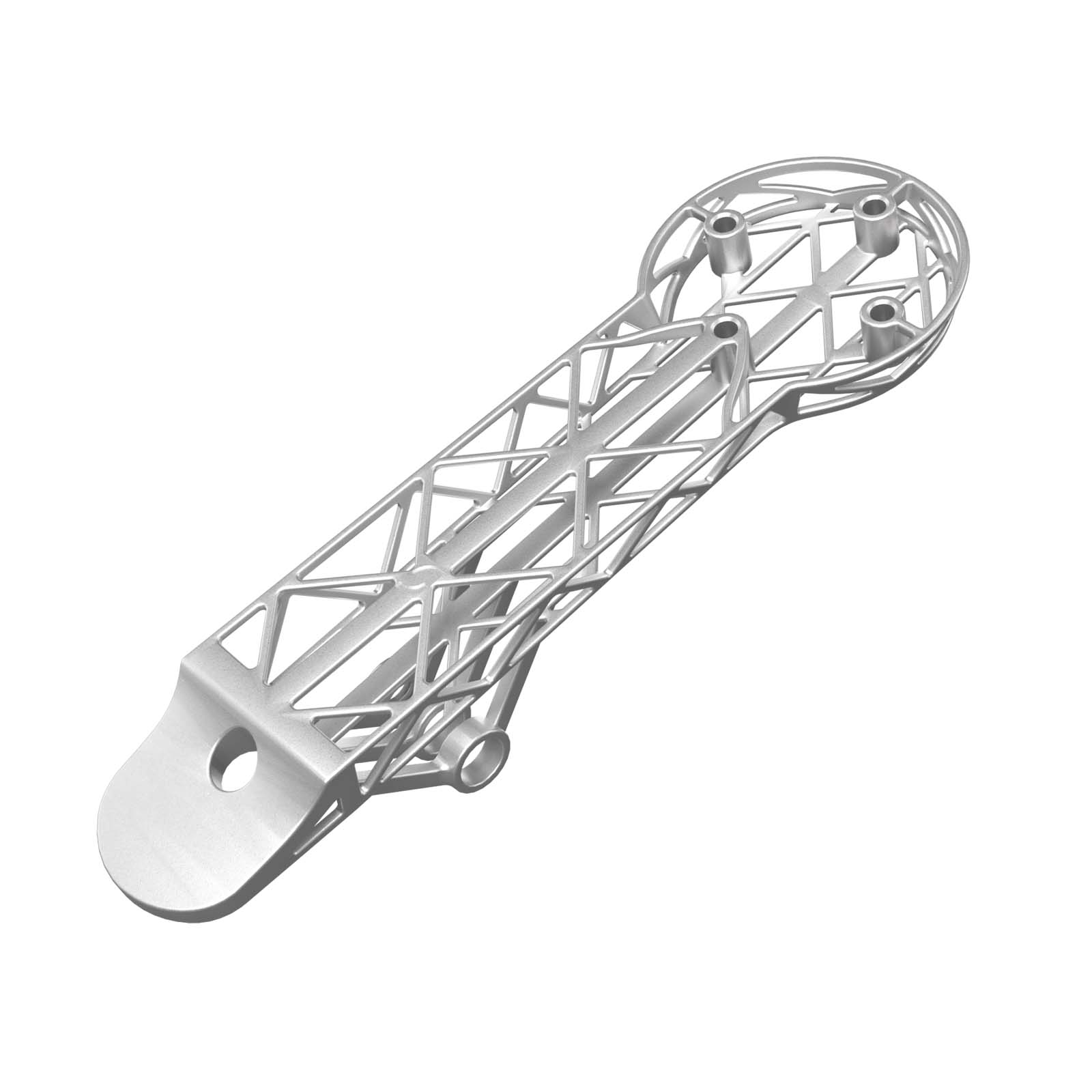 Trek Madone SLR 8, 3D-Printed Titanium Bike Computer Mount, Samassi Ultra-Light High Strength Bike Mount, Fully Hollowed Design